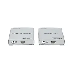 Адаптер HDMI 4K/30hz, up to 100m via CAT5E/6, loop-out (HDES12-LOOP) PowerPlant (CA912964) - мініатюра 3