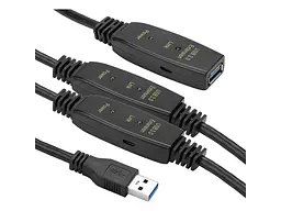 Активний подовжувач PowerPlant USB 3.0 AM-AF 20 м