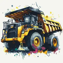 Картина за номерами Яскравий самоскид 12512-AC 40х40 см