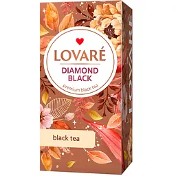 Чай чорний байховий Lovare Diamond Black 48 г (24 шт. х 2 г)