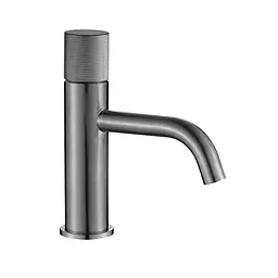 Змішувач для умивальника VBI Milano Duo низький graphite VBI-050100GR-H02GR