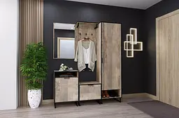 Тумба для взуття Moreli Forte F-0004 в стилі Loft 550х505х400 мм Білий - мініатюра 3