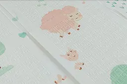 Дитячий двосторонній складаний килимок Poppet Тигреня в лісі і Молочна ферма, 150х180 см (PP001-150) - мініатюра 4