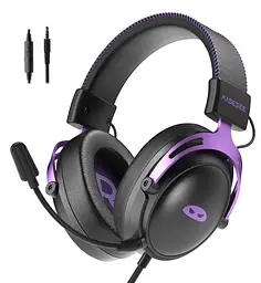 Ігрова гарнітура MageGee Wing (6971969724549) Black/Purple (G-000003960)