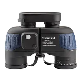 Бінокль SIGETA Admiral 7x50 Blue floating/compass/reticle морський - мініатюра 2