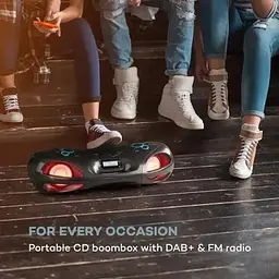 Музичний бумбокс Auna Spacewoofer DAB Boombox CD (10036341) - мініатюра 5