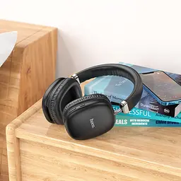 Навушники Hoco W35 Air Triumph BT headphones | BT5.3, AUX / TF, 45h | black - мініатюра 4