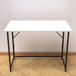 Стіл розкладний Моріс Ferrum-decor 750x1000x600 Чорний метал ДСП Біле 16 мм (FRD-104669) - мініатюра 6