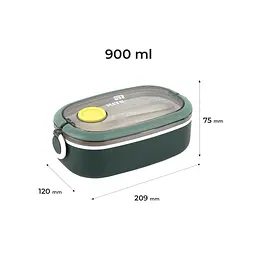 Ланч-бокс Kite 900 мл, зелений (K25-1180-3) - мініатюра 2