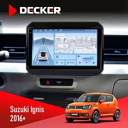 Штатна магнітола Suzuki Ignis 2016+ Decker D9-010 6x128, DSP, 4G, 2K Decker (НФ-00004810)