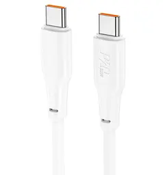 Кабель Hoco X93 Force 60W charging data cable Type-C to Type-C 1M White