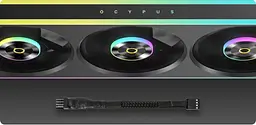 Вентилятор Ocypus SIGMA F36 ARGB Black (SIGMA-F36-BK3AM00X-GL) - мініатюра 14