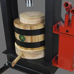 Маслопрес 30т швелер холодного віджиму CraftOil з дерев'яною бочкою на 3 літри - мініатюра 2