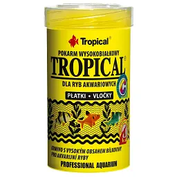 Сухий корм для акваріумних риб Tropical в пластівцях Tropical 100 мл для всіх акваріумних риб