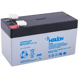 Батарея для ДБЖ 12В 1,3Ач Merlion AGM GP1213F1 12V 1,3Ah ШхДхВ 98x43x58 Q20 /