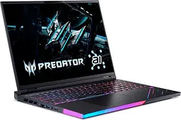 Ноутбук Acer Predator Helios Neo 16 AI PH16-73-97S5 (16 2.5K OLED 240 Hz, Intel U9-275HX, 32 GB, 2 TB, RTX 5090, W11H) Abyssal Black (NH.U0WAA.001) - мініатюра 3