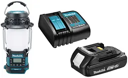 Радіоприймач з ліхтарем акумуляторний Makita DMR057 BEO1 (LXT, Bluetooth, USB, FM, 3 Вт, 310 Лм)