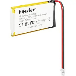 Faryerkar 3,7 В 2200 мАч Літій-іонний акумулятор для Logitech G933, G533, G935, G933S, G533S Бездротова заміна батареї