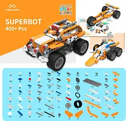 Конструктор Makerzoid Superbot Educational Building Blocks (MKZ-ID-SPB) [86642] - мініатюра 3