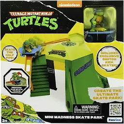 Ігровий набір Funrise TMNT Черепашки-ніндзя класичні міні Скейт-парк (71053) - мініатюра 5
