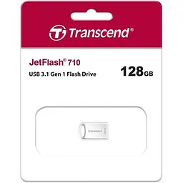 USB флеш накопичувач Transcend 128GB JetFlash 710 Silver USB 3.0 (TS128GJF710S) - мініатюра 4
