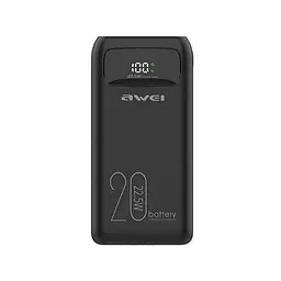 Додаткова батарея - портативний акумулятор Awei P169K 20000 mAh 22 W з 2 кабелями - мініатюра 3