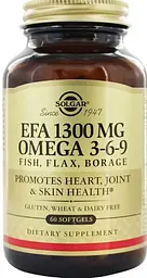 Омега 3-6-9 Solgar Omega 3-6-9 1300 мг 60 гел капс