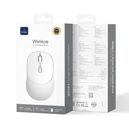 Маніпулятор миша бездротова WIWU 2.4G Wireless Mouse WM112 White - мініатюра 7