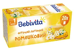 Дитячий фіточай з ромашкою Bebivita в пакетиках, 20 шт. - мініатюра 2