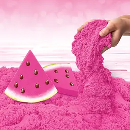 Кінетичний пісок Kinetic Sand Кавуновий вибух, з ароматом, рожевий, 227 г (71473W) - мініатюра 4
