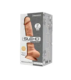 Фалоімітатор Silexd Premium Silicone Dildo Model 1 Size 9 23 см тілесний - мініатюра 5