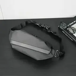 Сумка кросс-боді (бананка) 35 х 14 х 7 см Weatro Сіра ssch-kit-0077 (ssch-kit-0077) - мініатюра 7