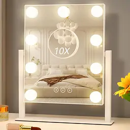 Квадратне дзеркало для макіяжу з підсвічуванням 9 LED AND XL-1920 - мініатюра 5
