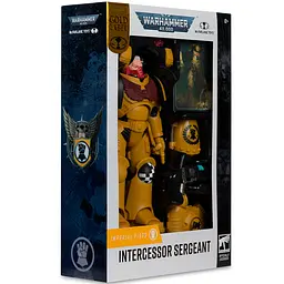 Фігурка Warhammer 40K Intercessor Sergeant - Imperial Fist - Gold Label 7in (Вархамер 40К) - мініатюра 8