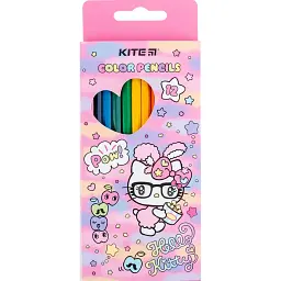 Олівці кольорові 12 кольорів Kite HK24-051 Hello Kitty(12)(240)