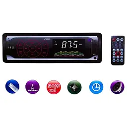 Автомагнітола XPRO MP3 3887 ISO 1DIN сенсорний дисплей LED/LCD чорний (3360_492) - мініатюра 2