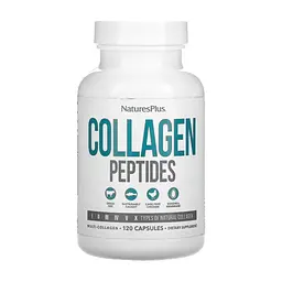 Вітамінно-мінеральний комплекс Natures Plus Колагенові пептиди, Collagen Peptides, 120 капсул (NAP-45971)