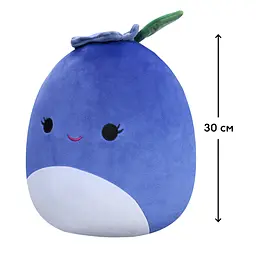 М'яка іграшка Squishmallows Чорниця Блубі 30 см (SQCR04144) - мініатюра 4