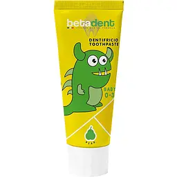 Уцінка. Зубна паста Betadent Baby Pear 0-3 75 мл  - мініатюра 1