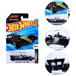 Базова машинка Hot Wheels Formula 1 Kick Sauber F1 Team чорна (5785) JJK02 - мініатюра 2
