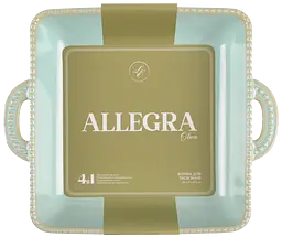 Форма для запікання Limited Edition Allegra Oliva квадратна кам'яна кераміка оливкова 26.5x22x5.5 см (GJH011-26-2-131) - мініатюра 4