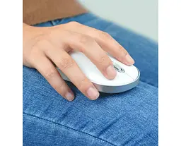 Миша бездротова XiaomiMiiiW Air Dual Mode Wireless Mouse Silent Edition (MWWHM01) White - мініатюра 3