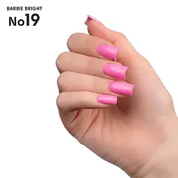 Гель-лак для нігтів 19 Barbie Bright Shelly 12 мл - мініатюра 3