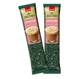 Кавовий напій Jacobs Unsweetened Cappuccino без цукру, 14 г (813046) - мініатюра 2