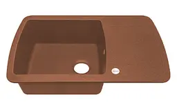 Кухонна мийка Adamant Optimaks 775x495x200 terra-cotta 531223, Коричневий - мініатюра 2