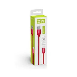 Дата кабель USB 2.0 AM to Micro 5P 1.0m 2.1А red ColorWay (CW-CBUM002-RD) - мініатюра 2