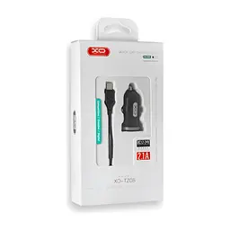Зарядний пристрій XO 2xUSB 2.1A + cable USB to Micro 5P black (TZ08-M-BK) - мініатюра 5