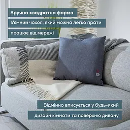 Масажна подушка Beurer для плечей, шиї, спини та ніг, працює від мережі сіра (MG_135) - мініатюра 6