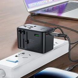 Зарядний пристрій Acefast 5xUSB 75W (3xUSB-C + 2xUSB-A) Gan Z1 Fast Charger (6974316282495) - мініатюра 2