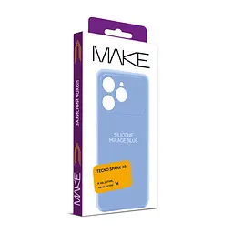 Чохол MAKE Tecno Spark 40 Silicone Mirage Blue - мініатюра 5
